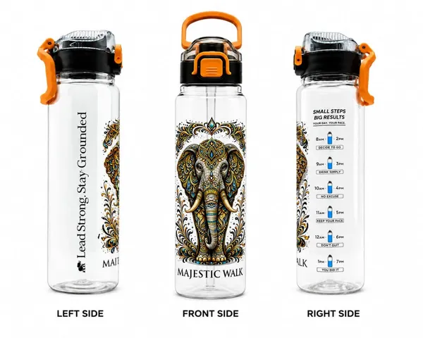 Plastic_Elephant_Print_Water_Bottle