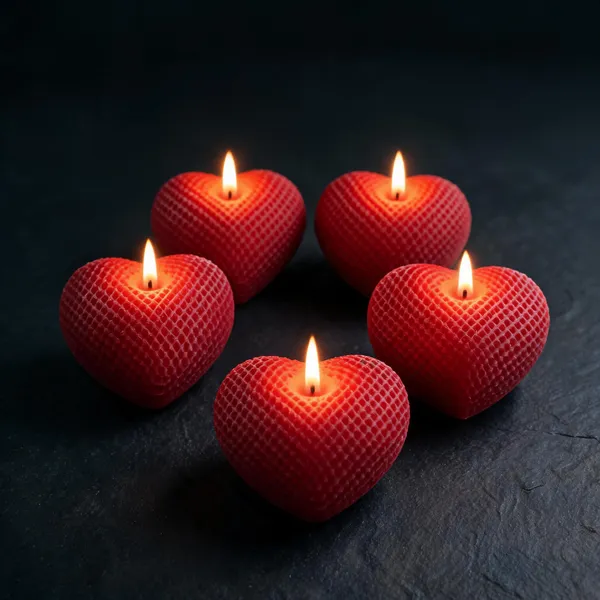 Wax_Romantic_Heart_Shaped_Candle_Set
