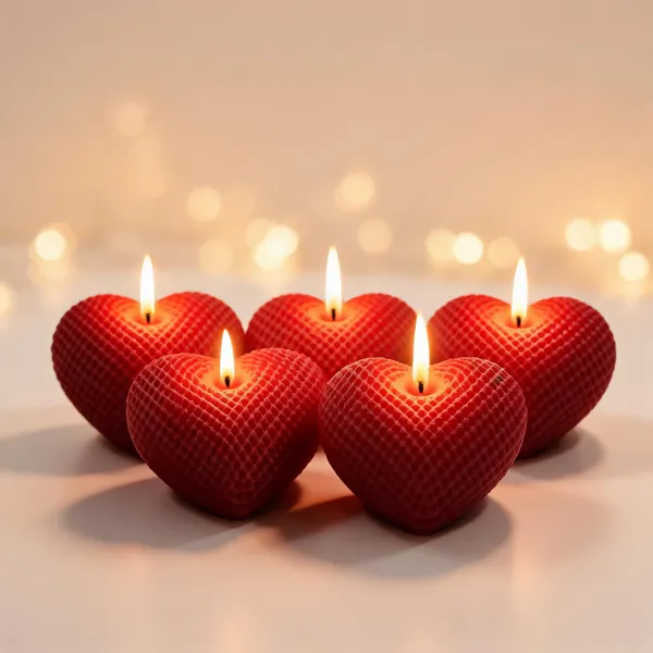 Wax_Romantic_Heart_Shaped_Candle_Set