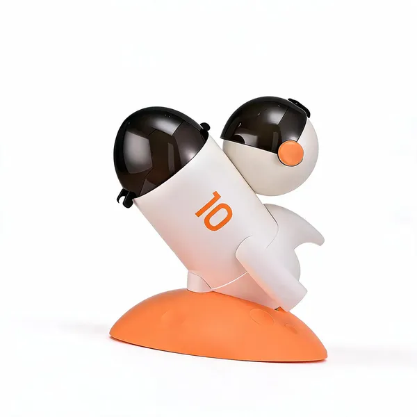 White_Plastic_Space_Rocket_Toy