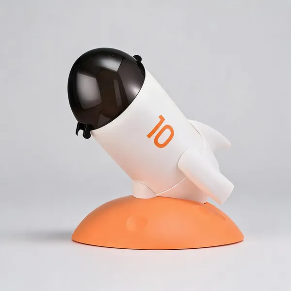White_Plastic_Space_Rocket_Toy