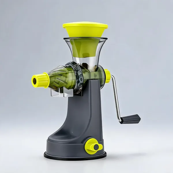 Metal_Plastic_Manual_Hand_Crank_Fruit_Juicer