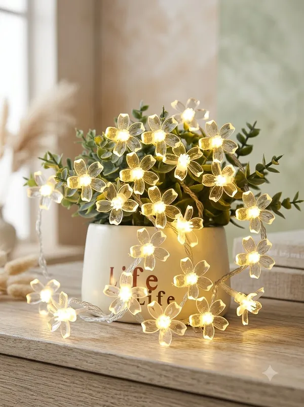 Plastic_Warm_White_Flower_LED_String_Lights