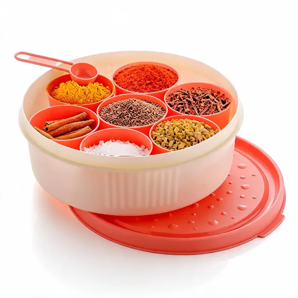 Plastic_Round_Compartmentalized_Spice_Storage_Box