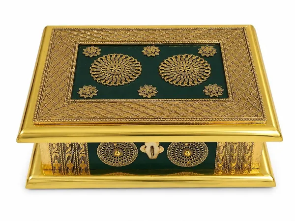 Metal_Traditional_Floral_Motif_Gold-Tone_Decorative_Storage_Box