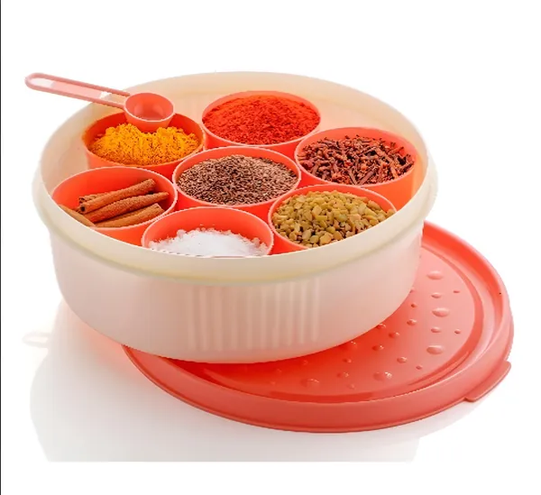 Plastic_Round_Compartmentalized_Spice_Storage_Box