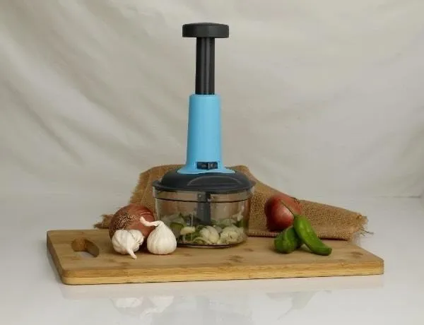 Plastic_Blue_Manual_Vegetable_Chopper