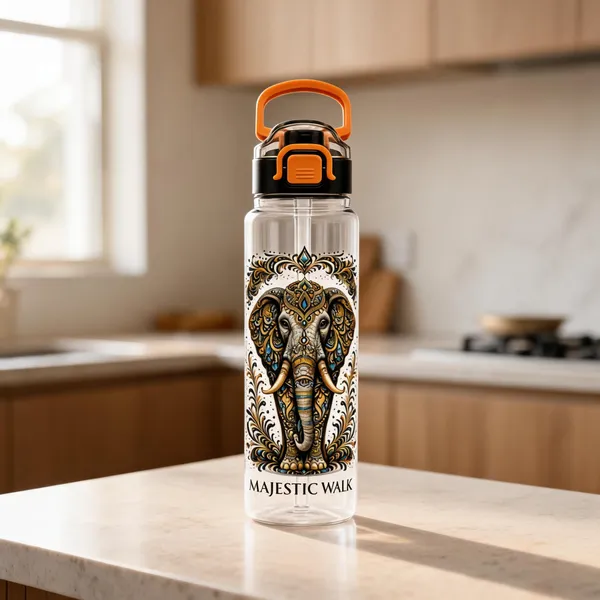Plastic_Elephant_Print_Water_Bottle