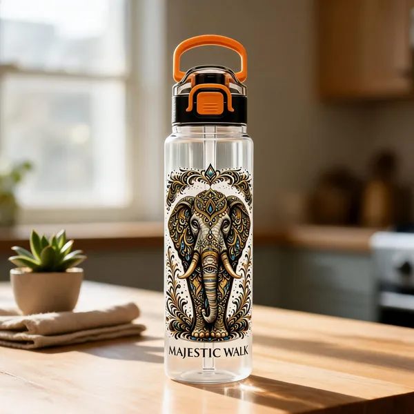 Plastic_Elephant_Print_Water_Bottle