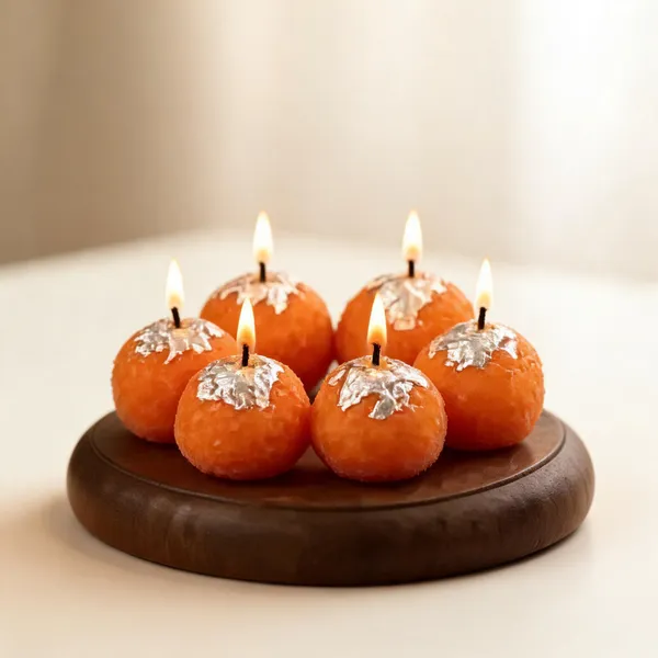 Wax_Festive_Orange_Silver_Accent_Ball_Candles_Set_Of_6