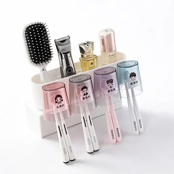 Multicolor_Cartoon_Toothbrush_Set_With_Holder_For_Kids
