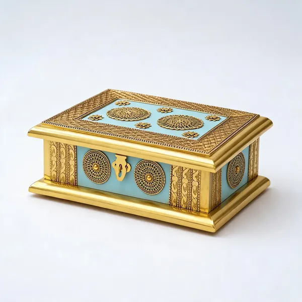 Metal_Traditional_Blue_Floral_Medallion_Decorative_Storage_Box