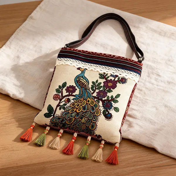 Beige_Fabric_Embroidered_Peacock_Floral_Sling_Bag_For_Women