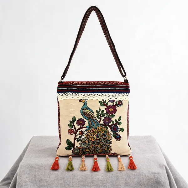 Beige_Fabric_Embroidered_Peacock_Floral_Sling_Bag_For_Women