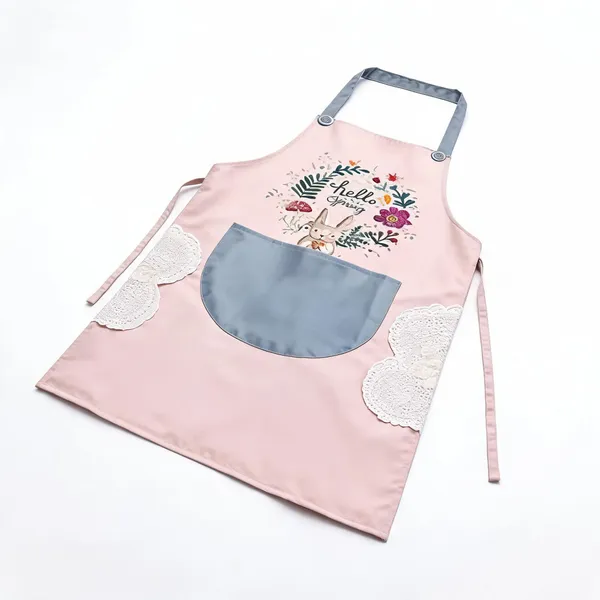 Fabric_Floral_Rabbit_Print_Kitchen_Apron