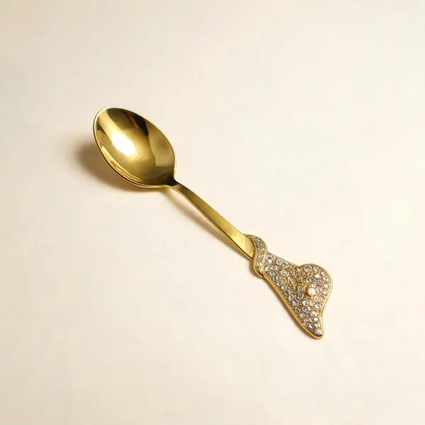 Metal_Gold-Tone_Stone_Detail_Ornate_Teaspoon_Set