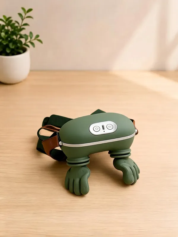Green_Wearable_Simulated_Hand_Massage_Device