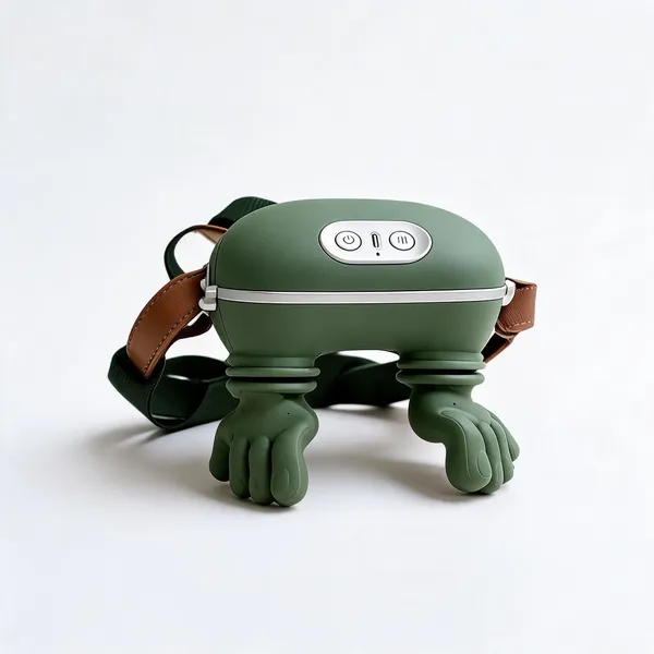 Green_Wearable_Simulated_Hand_Massage_Device