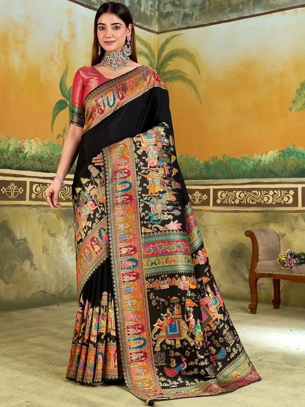 Black_Printed_Saree_for_Women