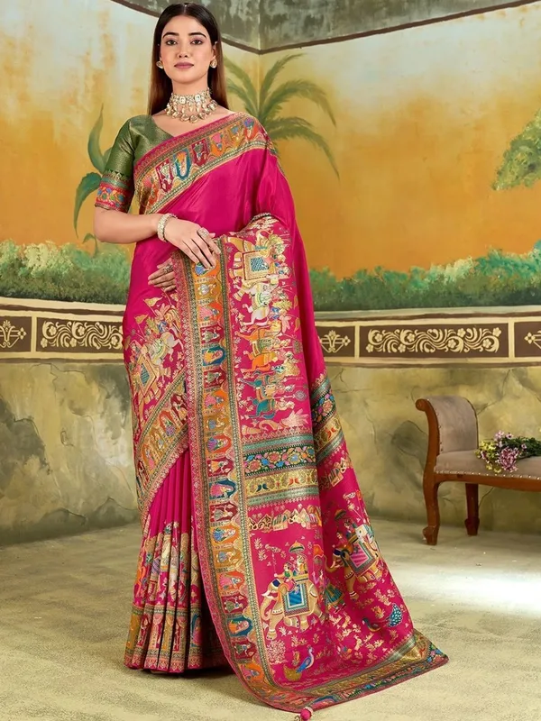 Pink_Printed_Saree_for_Women