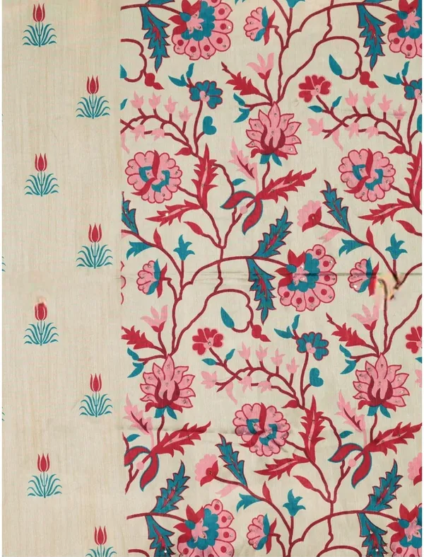 Cream_Floral_Print_Saree_for_Women