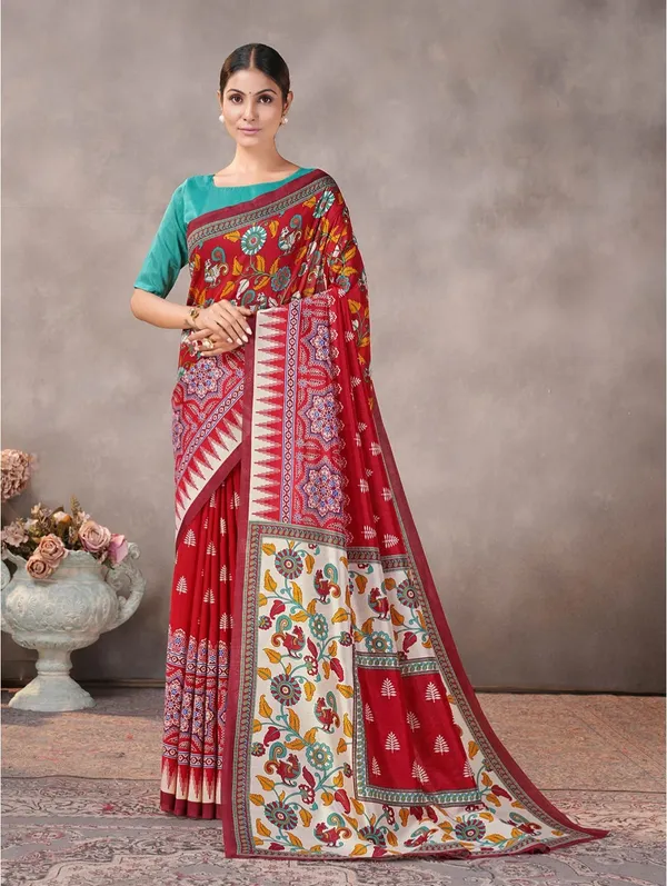 Red_Printed_Saree_for_Women