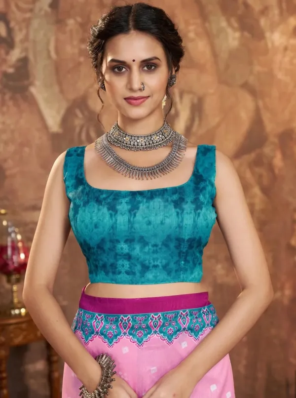 Pink_Floral_Print_Saree_for_Women