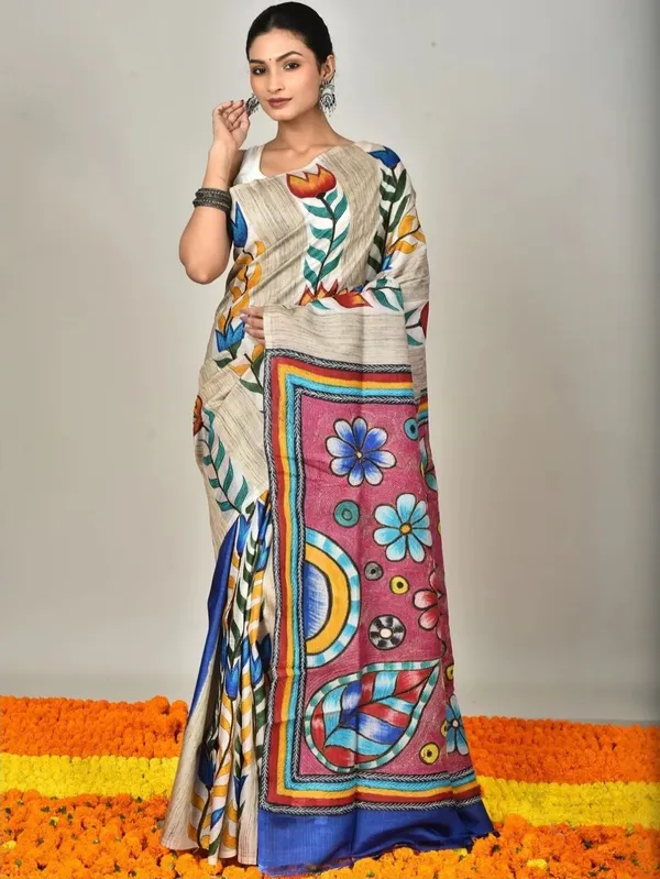 Beige_Printed_Saree_for_Women