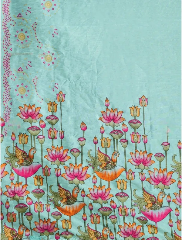 Aqua_Printed_Saree_for_Women