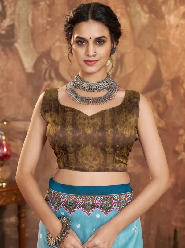 Blue_Floral_Printed_Saree_for_Women