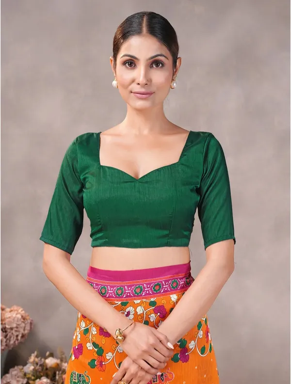 Orange_Printed_Saree_for_Women