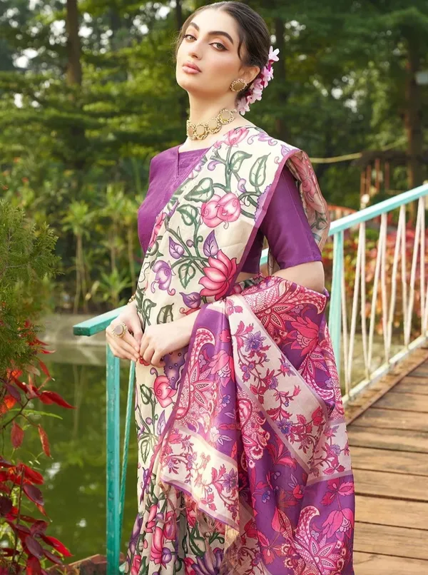 Purple_Printed_Saree_for_Women