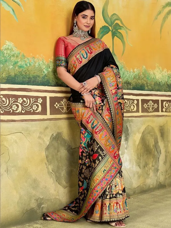 Black_Printed_Saree_for_Women