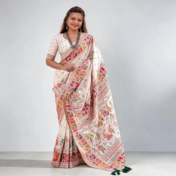 Multicolor_Printed_Ethnic_Saree_for_Women