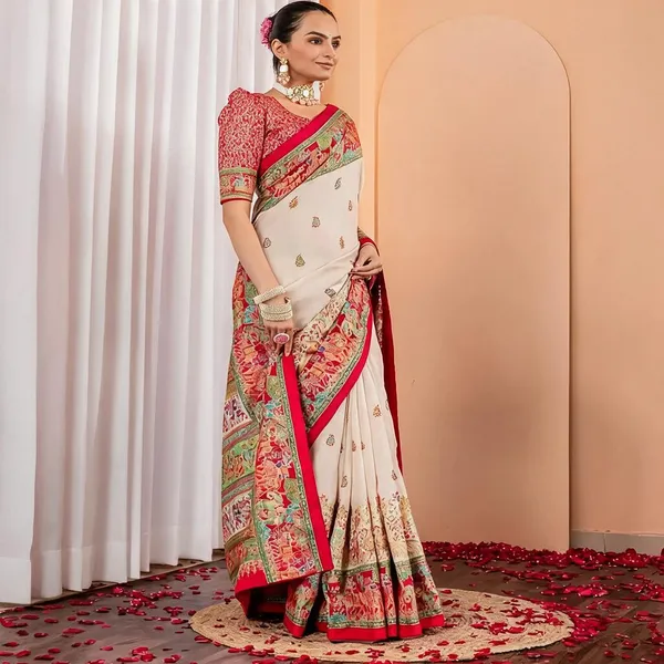 Multicolor_Printed_Saree_For_Women