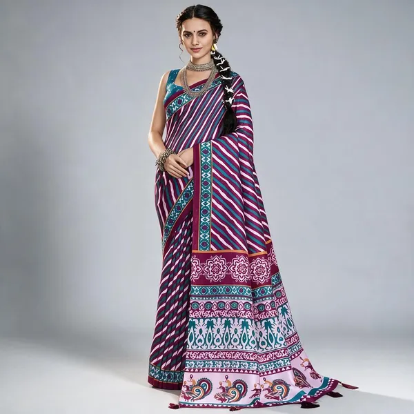 Multicolor_Printed_Saree_for_Women