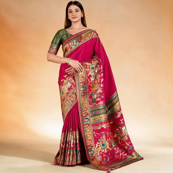 Pink_Printed_Saree_for_Women