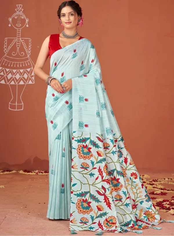 Light_Blue_Floral_Print_Saree_for_Women