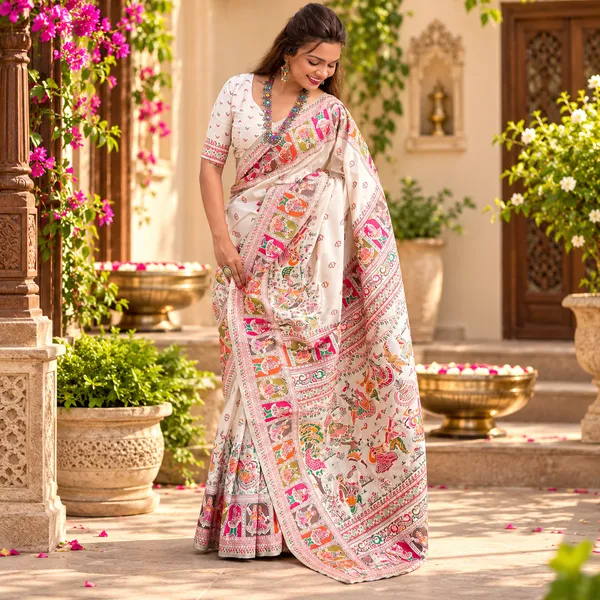 Multicolor_Printed_Ethnic_Saree_for_Women
