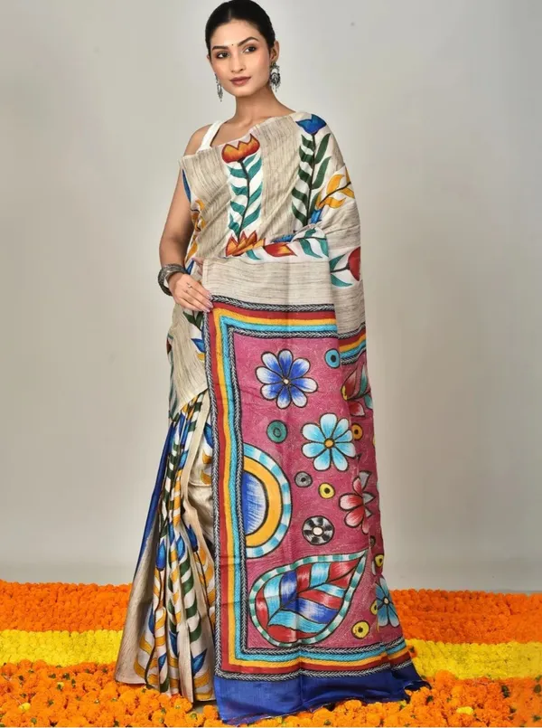Beige_Printed_Saree_for_Women