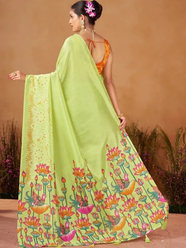Green_Floral_Printed_Saree_for_Women