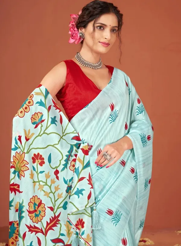 Light_Blue_Floral_Print_Saree_for_Women