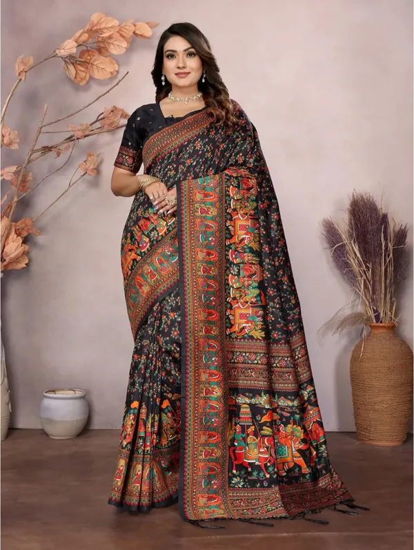 Black_Printed_Saree_for_Women