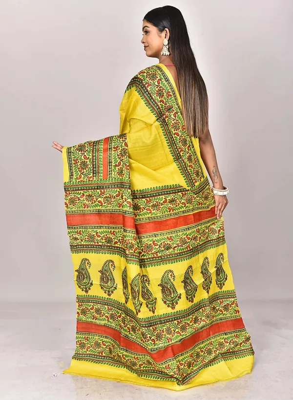 Yellow_Printed_Saree_for_Women