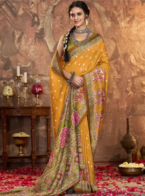 Mustard_Printed_Saree_for_Women