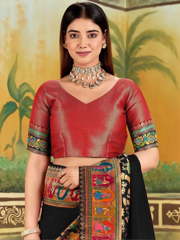 Black_Printed_Saree_for_Women