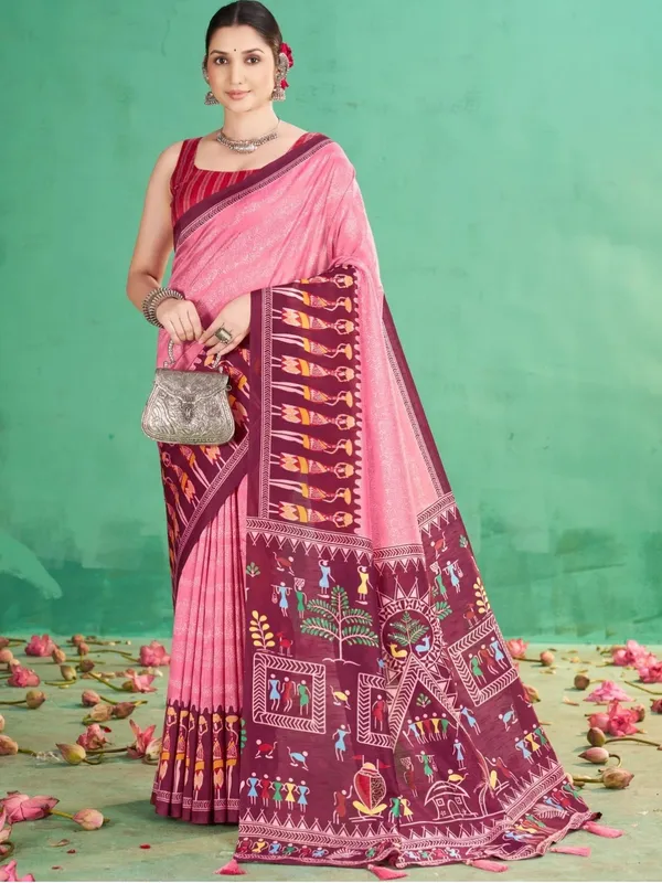 Pink_Printed_Saree_for_Women
