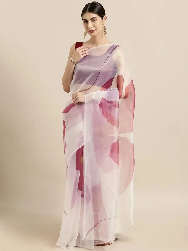 Pink_Organza_Abstract_Print_Saree_for_Women