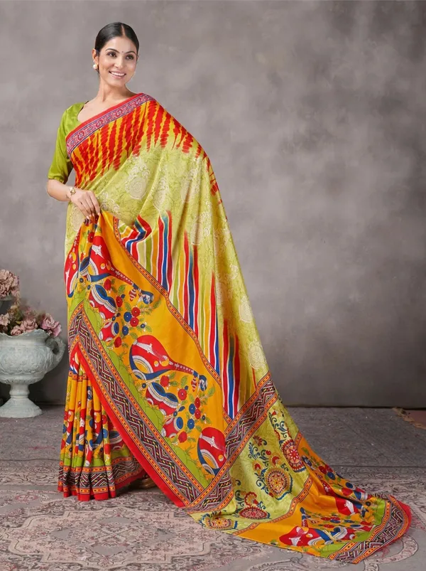 Multicolor_Printed_Traditional_Saree_For_Women