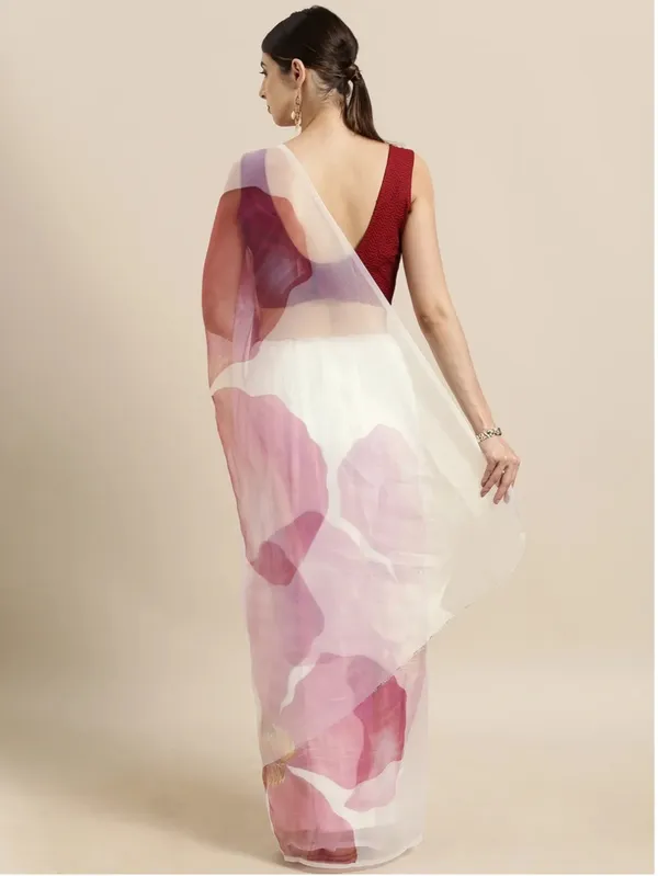 Pink_Organza_Abstract_Print_Saree_for_Women